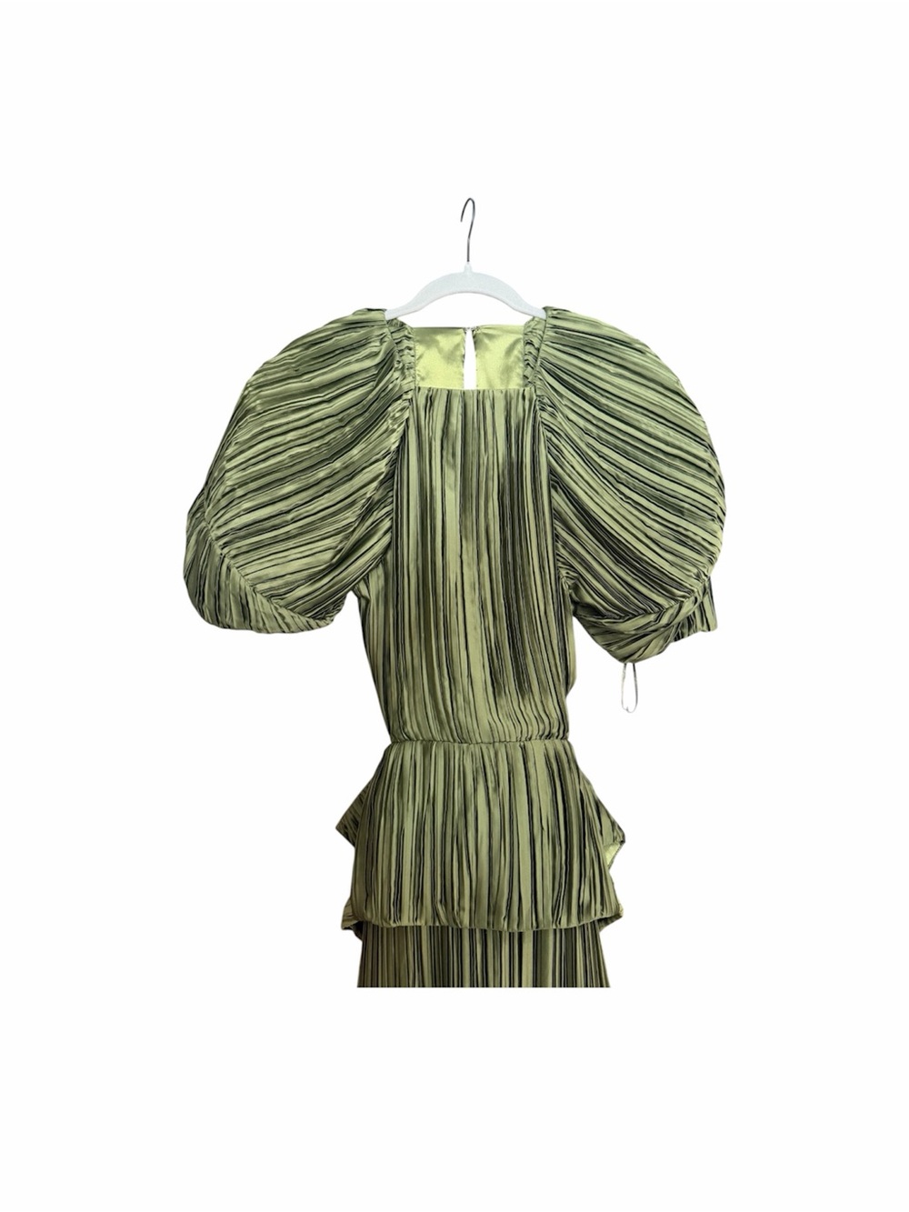 Cult Giai Pleated Nadira Dress Cypress Metallic - Picture 11 of 16